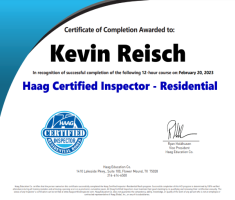 Reisch HAAG Certification